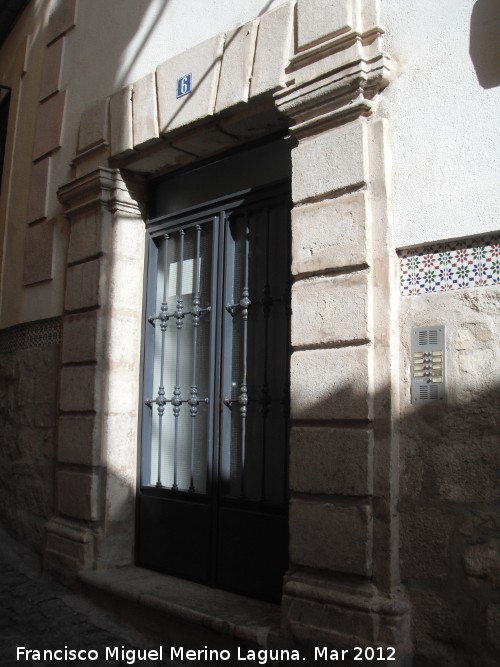 Casa de la Calle Jaboneras nº 6 - Casa de la Calle Jaboneras nº 6. 
