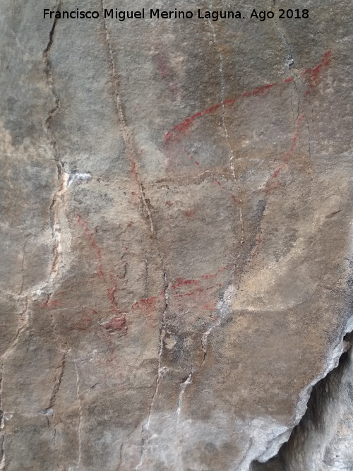 Pinturas rupestres del Abrigo de Mingo López I - Pinturas rupestres del Abrigo de Mingo López I. 