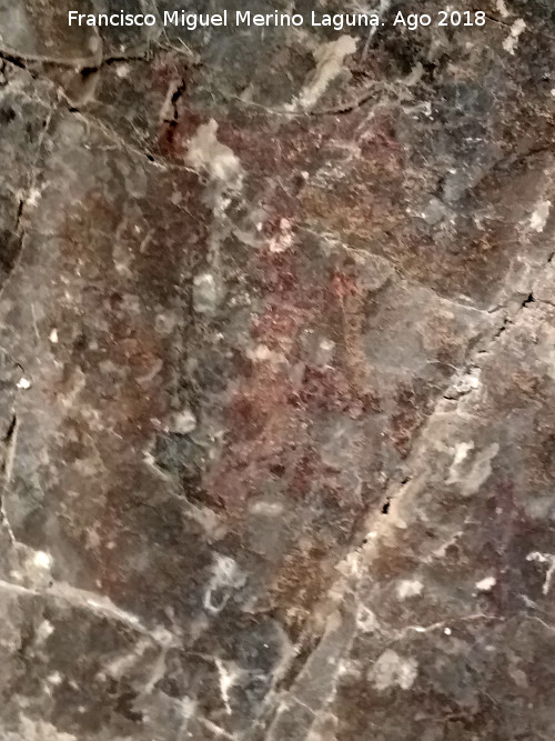 Pinturas rupestres y grabados de la Cueva de Mingo López - Pinturas rupestres y grabados de la Cueva de Mingo López. Figura