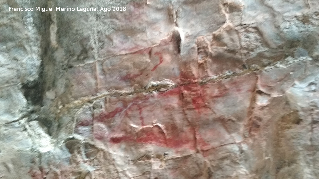 Pinturas rupestres y grabados de la Cueva de Mingo López - Pinturas rupestres y grabados de la Cueva de Mingo López. 