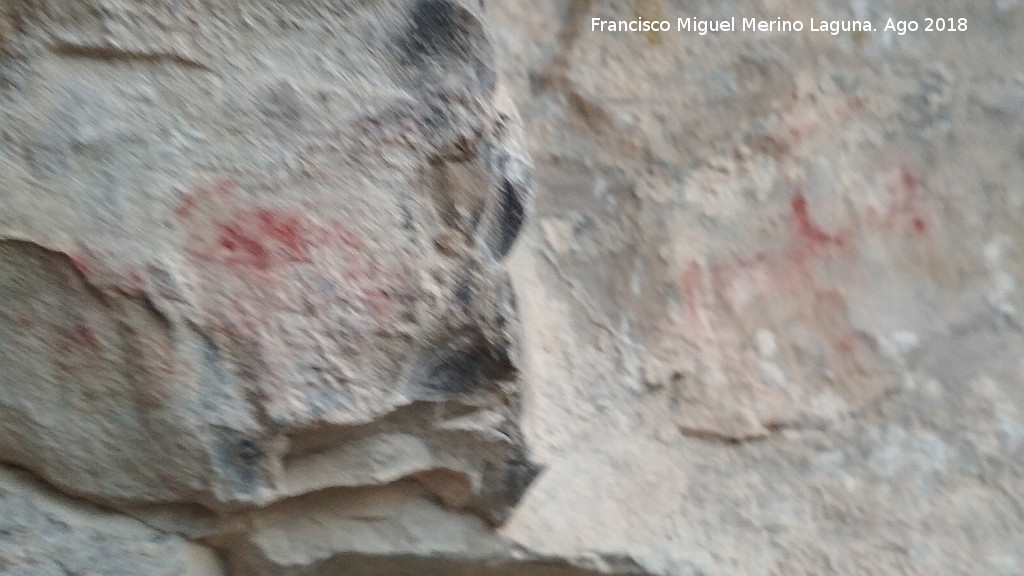 Pinturas rupestres y grabados de la Cueva de Mingo López - Pinturas rupestres y grabados de la Cueva de Mingo López. 