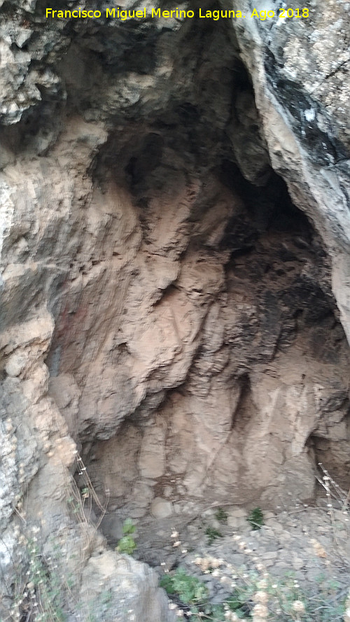 Pinturas rupestres y grabados de la Cueva de Mingo López - Pinturas rupestres y grabados de la Cueva de Mingo López. Cueva
