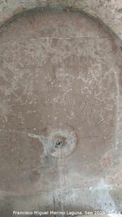 Pilar del Carmen del Maurn - Pilar del Carmen del Maurn. Inscripcin y cao