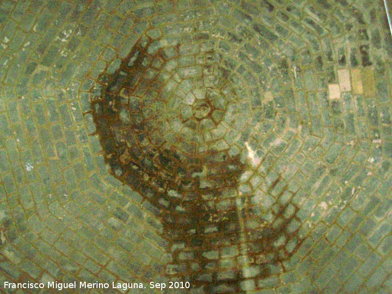La Mota. Torre del Homenaje - La Mota. Torre del Homenaje. Bóveda de la sala principal
