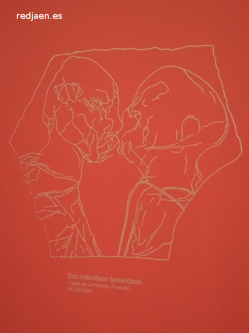 Petroglifos de la Cueva La Marche - Petroglifos de la Cueva La Marche. Beso. 14.500 años. Paleomágina - Bedmar