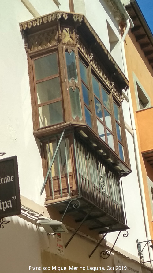 Casa de la Calle Muñoz Garnica nº 5 - Casa de la Calle Muñoz Garnica nº 5. Balcón cerrado
