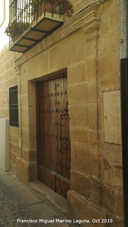 Casa de la Calle Pintor Orbaneja n 16 - Casa de la Calle Pintor Orbaneja n 16. Portada