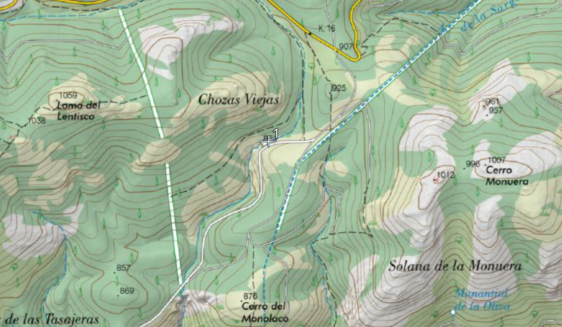 Pantaneta del Chortal - Pantaneta del Chortal. Mapa
