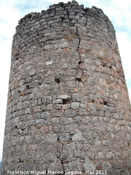 Torreón de Encina Hermosa - Torreón de Encina Hermosa. Parte trasera