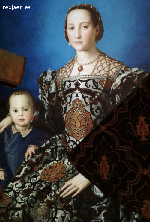 Leonor de Toledo - Leonor de Toledo. Retrato de Leonor de Toledo con su hijo Giovanni