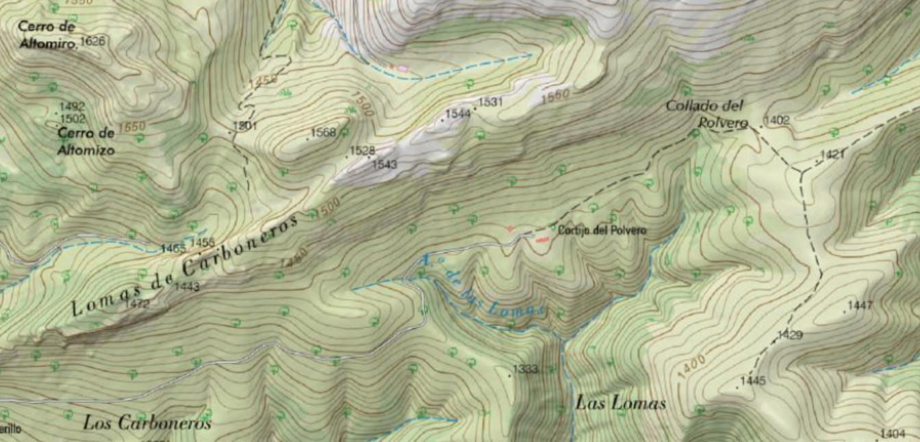 Cortijo del Polvero - Cortijo del Polvero. Mapa