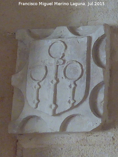 La Mota. Capilla del Den - La Mota. Capilla del Den. Escudo