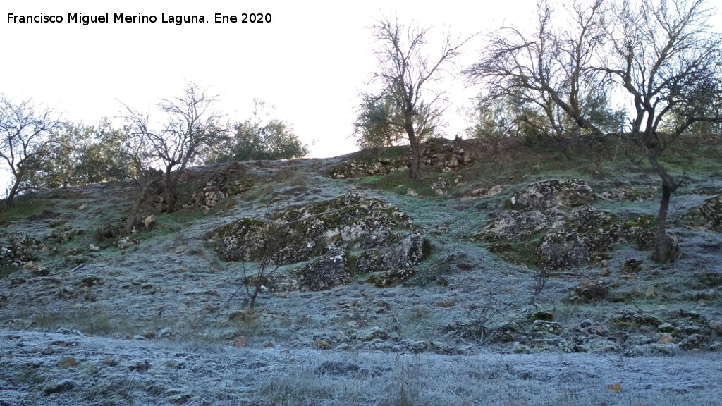 Oppidum de la Gineta - Oppidum de la Gineta. Restos