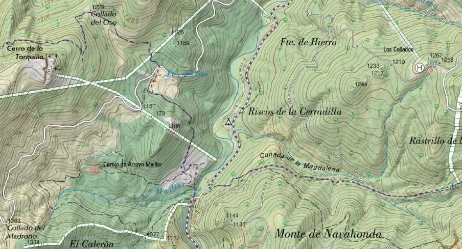 Camping Puente de las Herrer�as - Camping Puente de las Herrer�as. Mapa