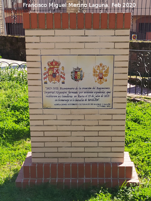 Monumento al Regimiento Imperial Alejandro - Monumento al Regimiento Imperial Alejandro. 