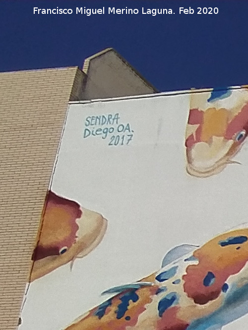 Grafiti Los Peces del Vivero - Grafiti Los Peces del Vivero. Firma