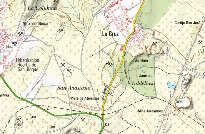 Pozo de la Unión - Pozo de la Unión. Mapa