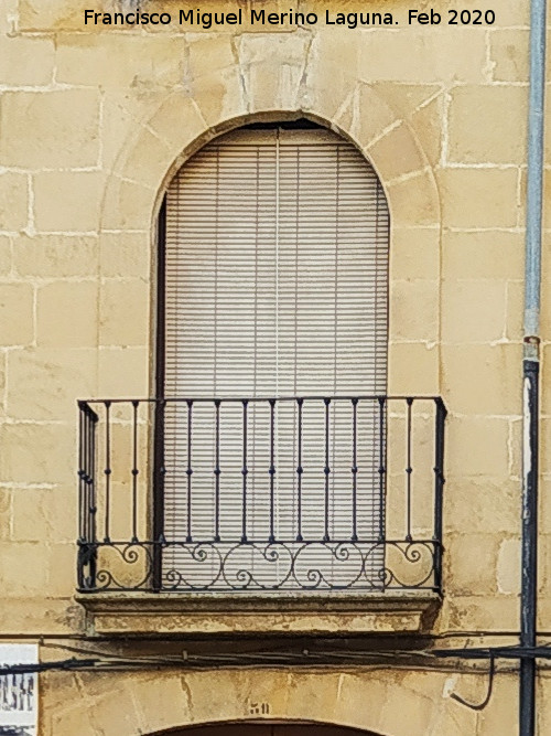 Casa de la Plaza 1� de Mayo n� 39 - Casa de la Plaza 1� de Mayo n� 39. Balc�n de la primera planta