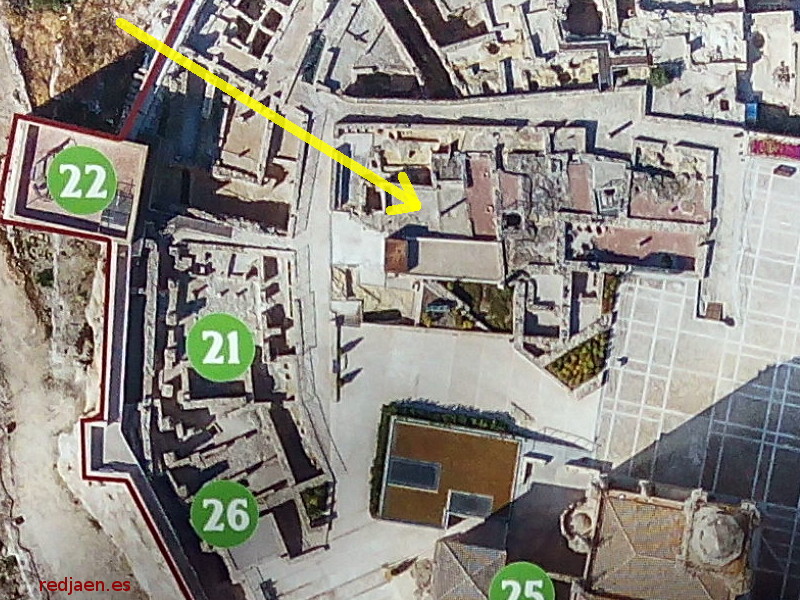 La Mota. Palacio en el Barrio Noble - La Mota. Palacio en el Barrio Noble. Situación