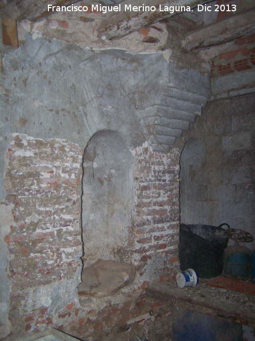 Monasterio Casería de Don Bernardo - Monasterio Casería de Don Bernardo. Hornacina y ménsula de la capilla