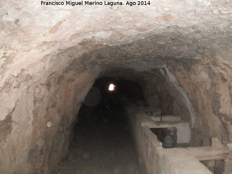 Piscifactoría de los Cañones - Piscifactoría de los Cañones. Túnel