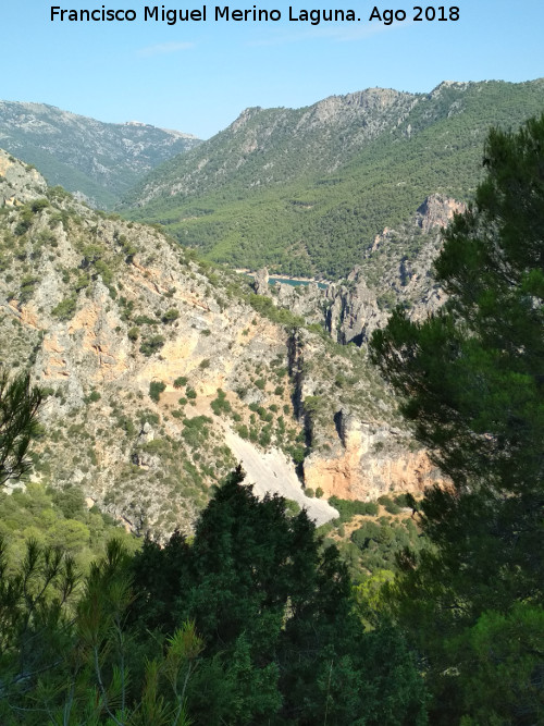 Caada del Sabinar - Caada del Sabinar. Vistas hacia el Pantano del Quiebrajano