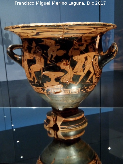 Necrópolis ibérica de Piquia - Necrópolis ibérica de Piquia. Crátera de la Dama. Museo Ibero de Jaén