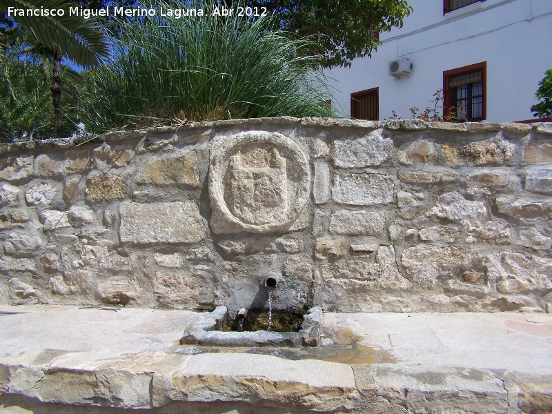 Fuente del Cao - Fuente del Cao. Escudo y caos