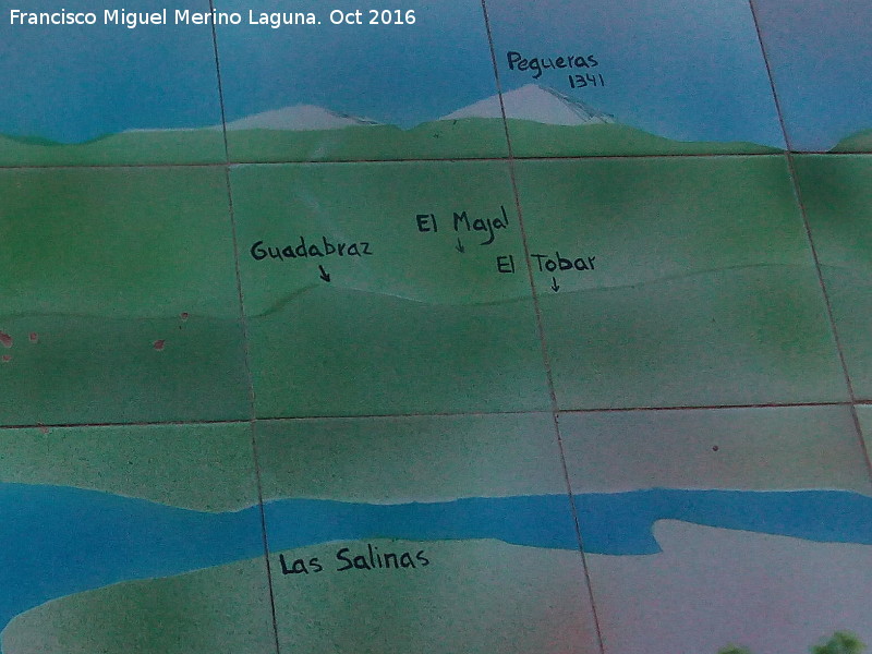 Aldea Guadabraz - Aldea Guadabraz. Panel del Mirador Morra de los Canalizos