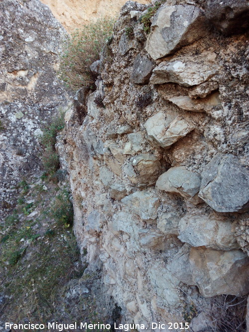 Castillo del Caballo - Castillo del Caballo. Muro del torreón