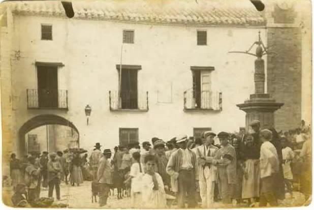 Plaza de la Constitución - Plaza de la Constitución. Foto antigua