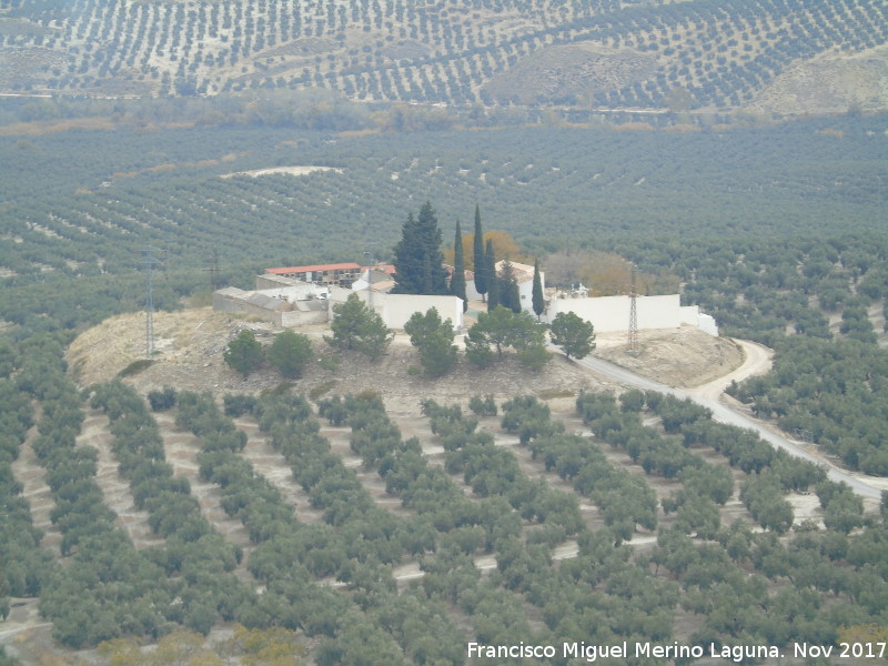 Cementerio de Jimena - Cementerio de Jimena. Desde el Castillo