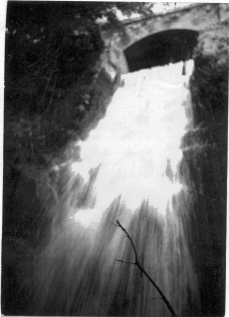 Cascada de Cánava - Cascada de Cánava. Foto antigua