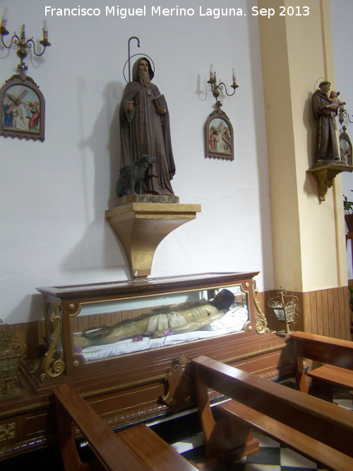 Iglesia de la Inmaculada Concepción - Iglesia de la Inmaculada Concepción. Cristo yacente