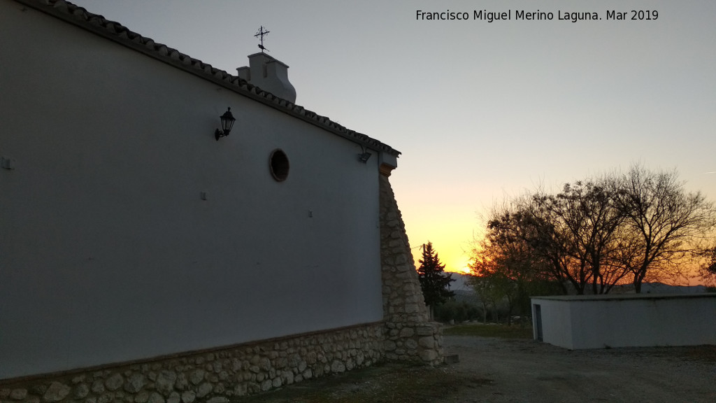 Ermita de San Sebastián - Ermita de San Sebastián. Atardeciendo