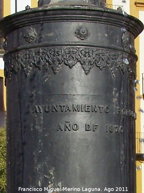 Fuente de la Plaza - Fuente de la Plaza. Año