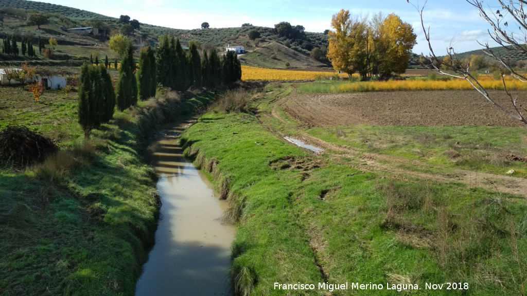 Río Palancares - Río Palancares. En las afueras de Villalobos