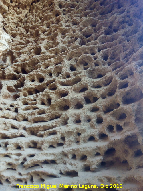 Tajos de San Marcos - Tajos de San Marcos. Erosión alveolar