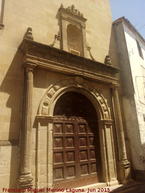 Convento de San Andrés - Convento de San Andrés. Portada