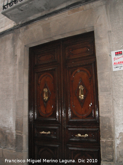 Casa de la Calle Montiel nº 19 - Casa de la Calle Montiel nº 19. Puerta