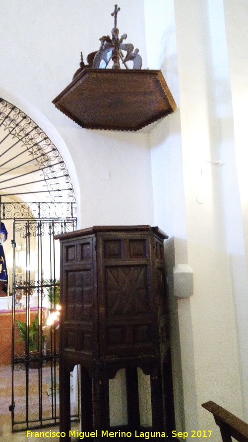 Iglesia de los Remedios - Iglesia de los Remedios. Púlpito