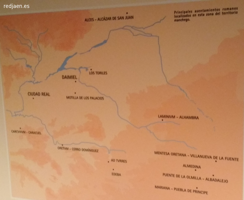 Historia de Daimiel - Historia de Daimiel. Asentamientos romanos. Museo Comarcal de Daimiel