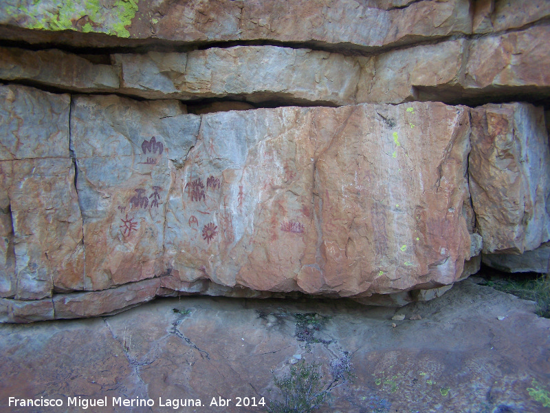 Pinturas rupestres de la Peña Escrita - Pinturas rupestres de la Peña Escrita. 