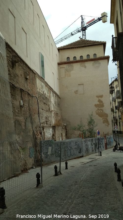 Murallas de Granada - Murallas de Granada. Torreón del Cuarto Real de Santo Domíngo