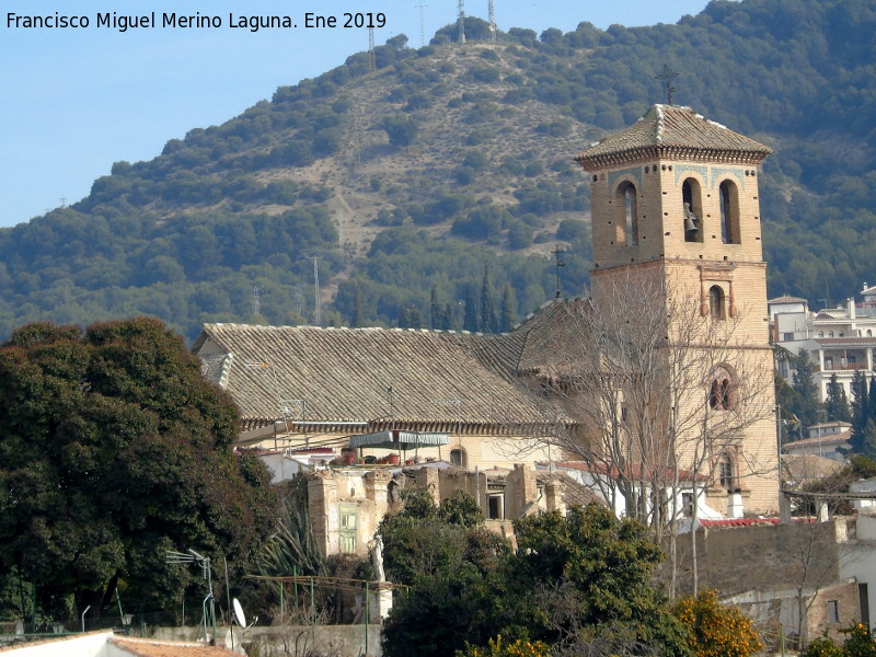 Iglesia de San Bartolomé - Iglesia de San Bartolomé. Desde el Palacio Dar Al-Horra