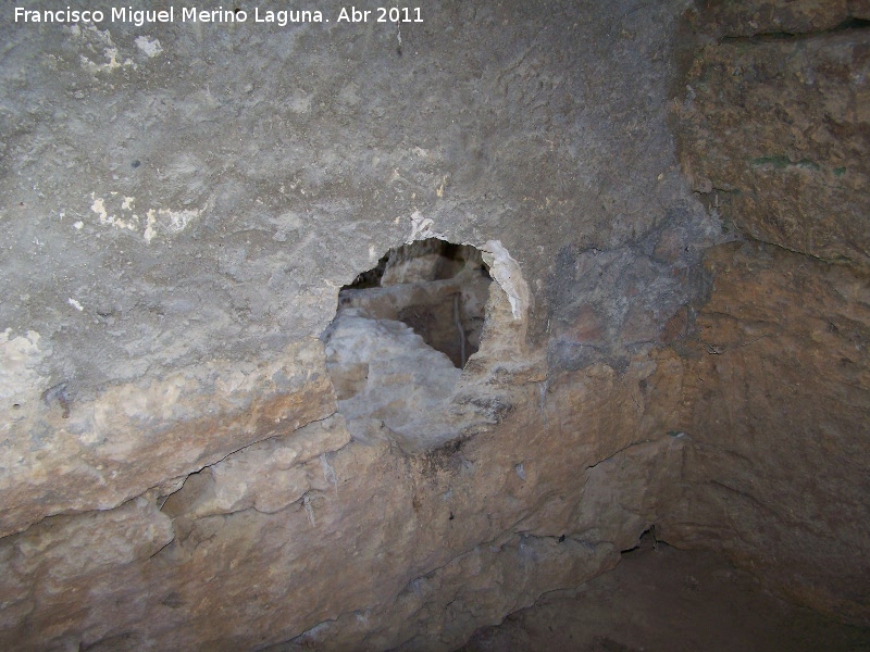 Necrópolis de Las Cuevas - Necrópolis de Las Cuevas. Agujero