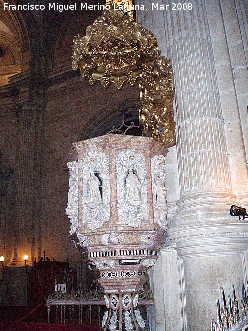 Catedral de Guadix - Catedral de Guadix. Púlpito