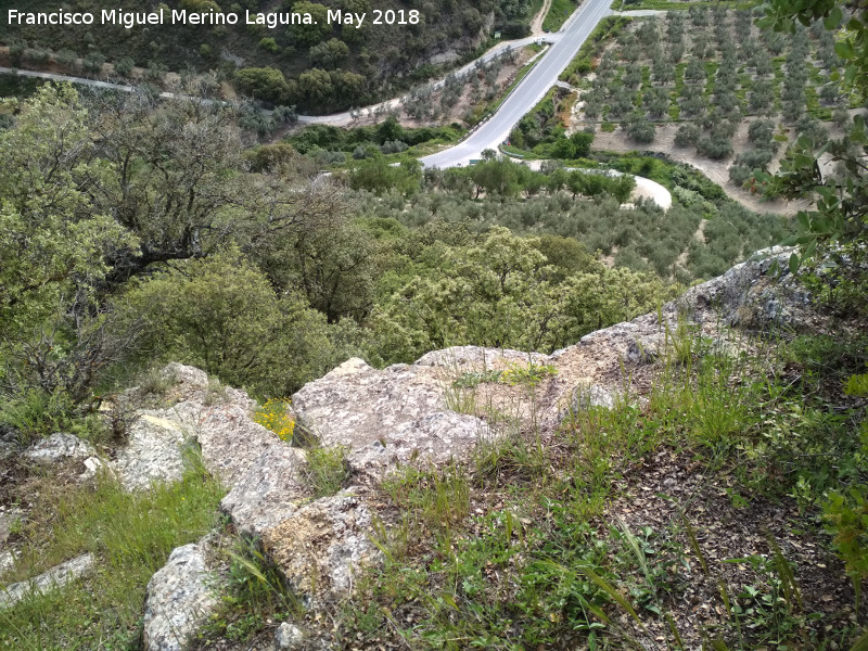 Poblado visigodo de El Castellón - Poblado visigodo de El Castellón. Altura