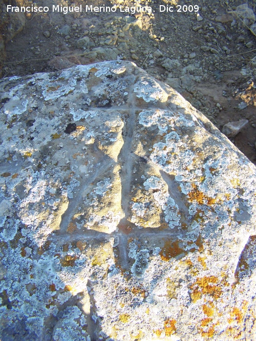 Petroglifos de Alicún de las Torres - Petroglifos de Alicún de las Torres. Antropomorfo