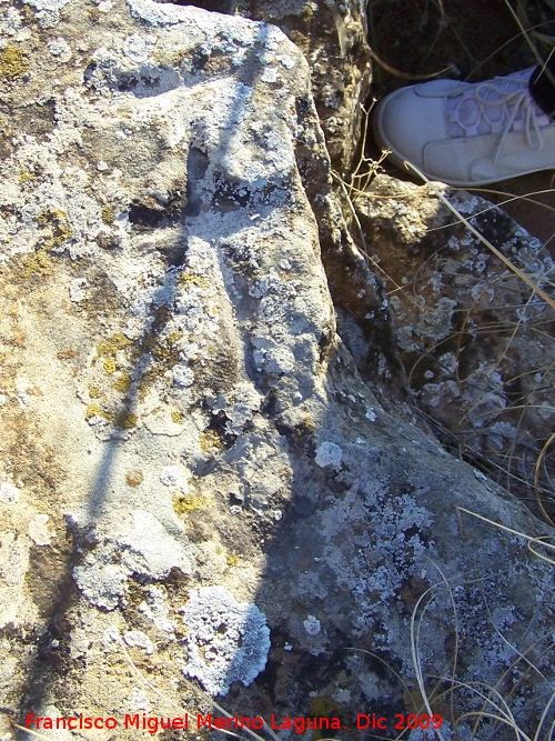 Petroglifos de Alicún de las Torres - Petroglifos de Alicún de las Torres. Antropomorfo